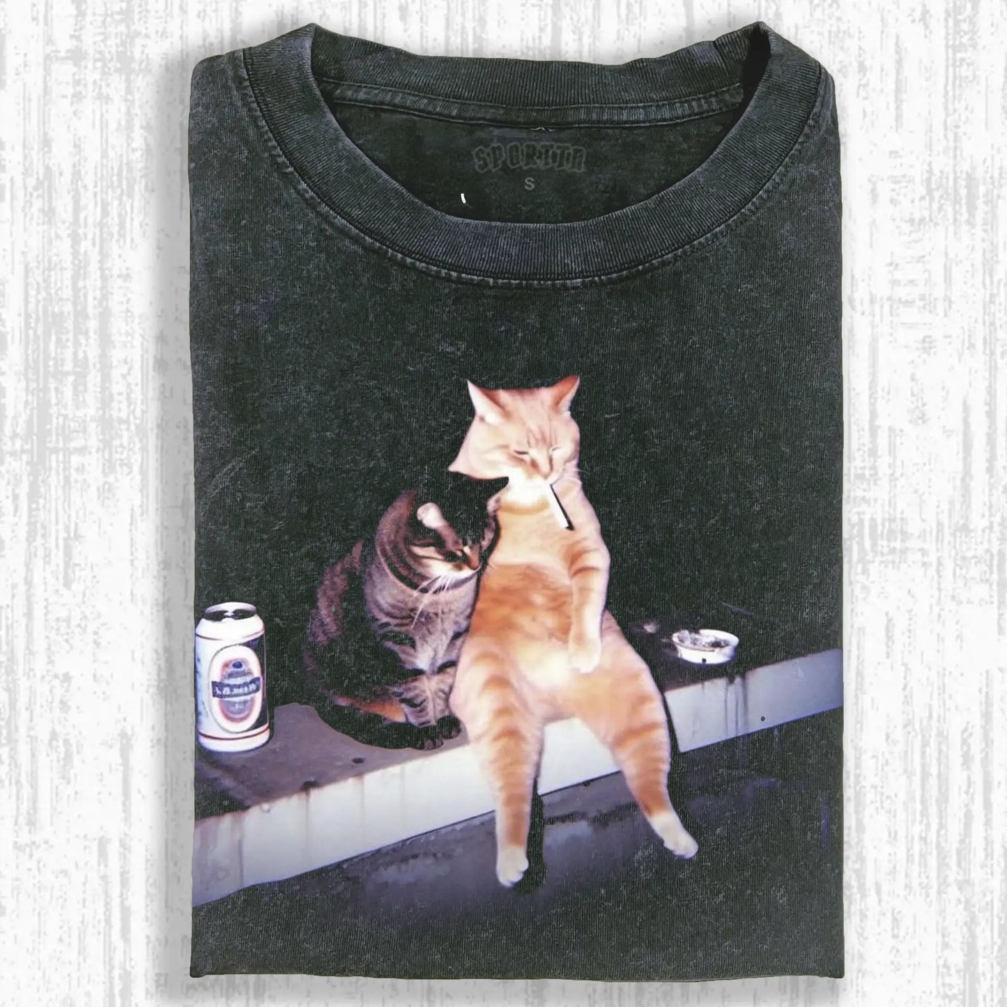 SMOKING CAT T-SHIRT