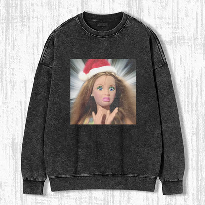 CHRISTMAS BARBIE MEME ICON TEE
