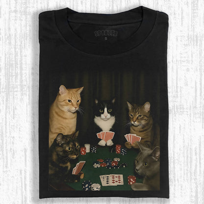 WACKY CAT TEE. 7.5
