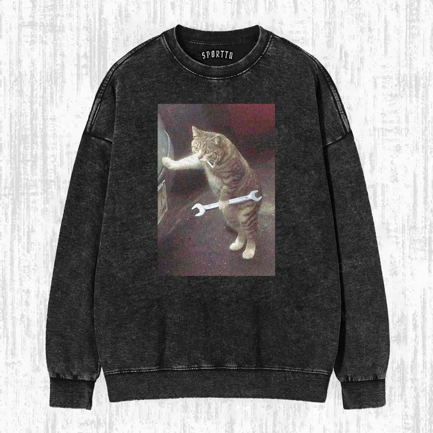 Auto Repair Expert The Cool Cat Mechanic T-shirt