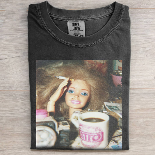 BARBIE GIRL FOR OVERTIME WORK T-SHIRT