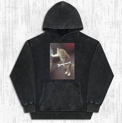 Auto Repair Expert The Cool Cat Mechanic T-shirt