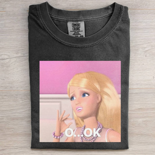 BARBIE EMOJI MEME ICON T-SHIRT