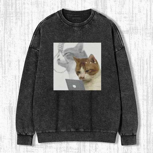 CAT MEME ICON SWEATSHIRTS