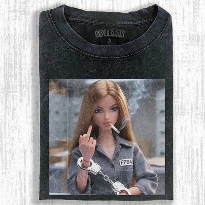 BARBIE EMOJI MEME ICON PFP T-SHIRT
