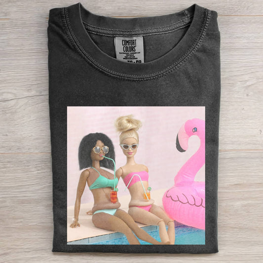 BARBIE EMOJI MEME ICON T-SHIRT