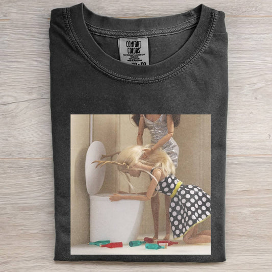 BARBIE EMOJI MEME ICON T-SHIRT
