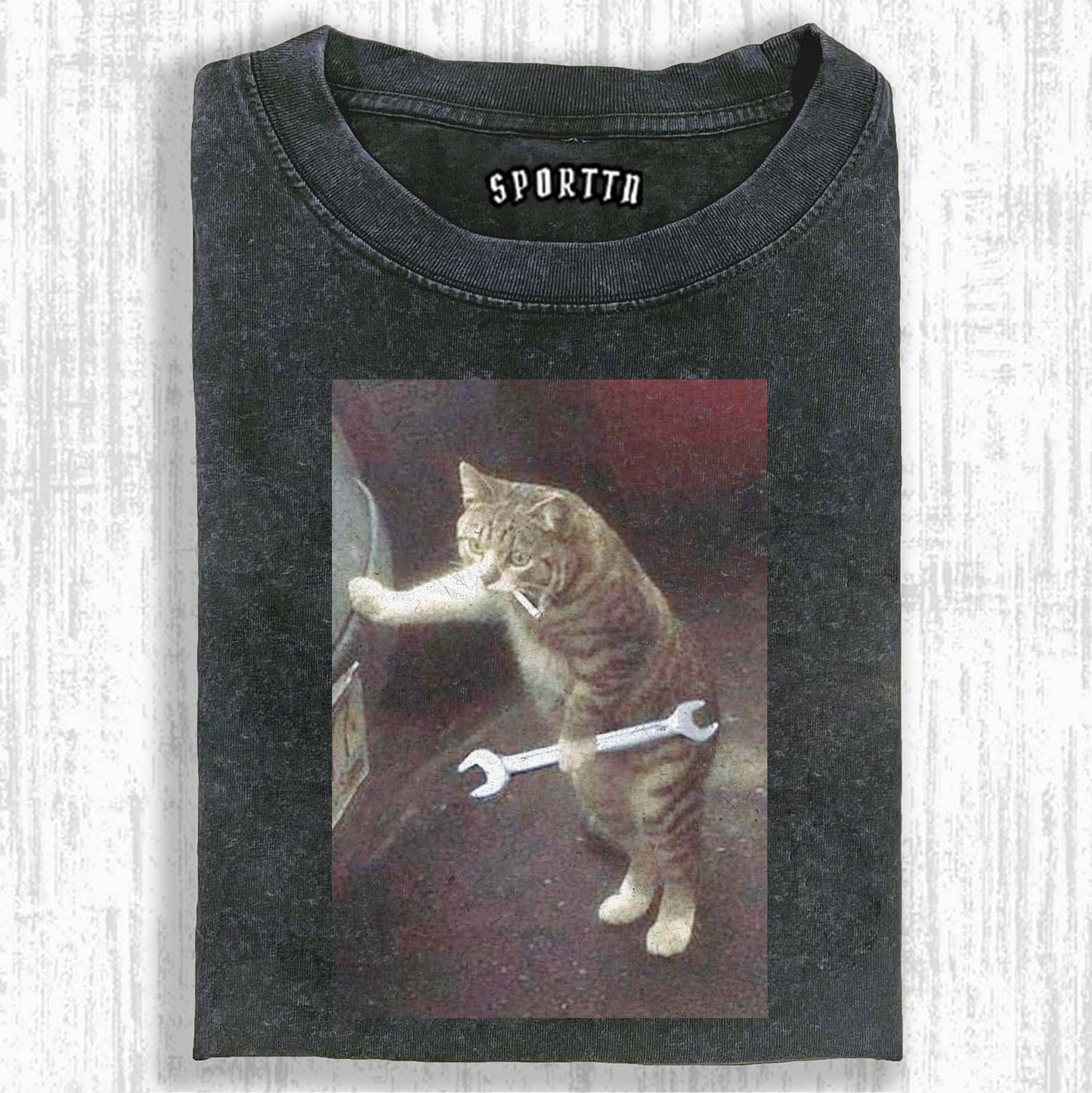 Auto Repair Expert The Cool Cat Mechanic T-shirt