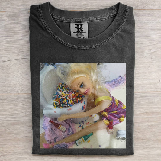 BARBIE GIRL MEME PARTY T-SHIRT
